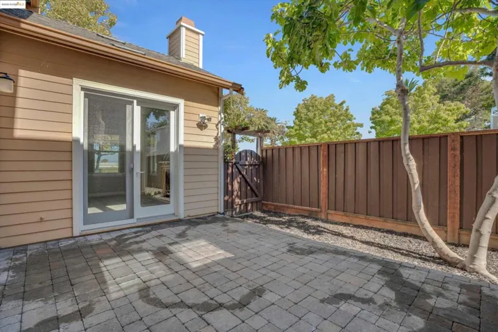 View of patio / terrace with a gate
