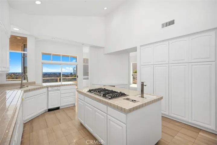 Kitchen with Ocean views