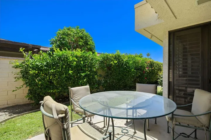 Patio off Dining Area