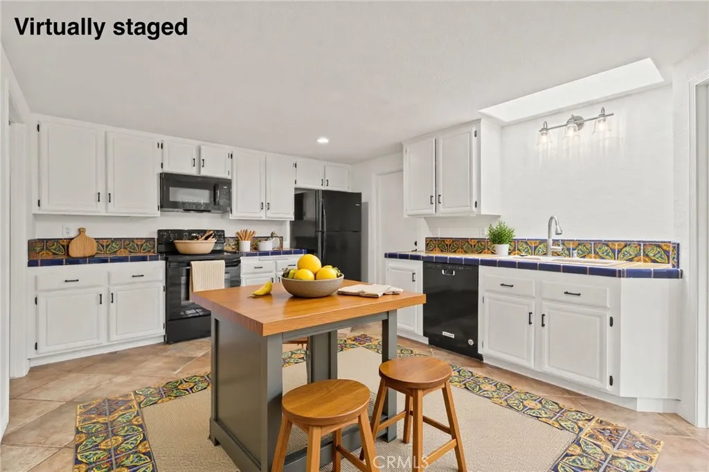 Kitchen Virtually Staged