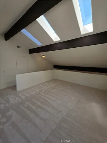 Loft Showing Skylights