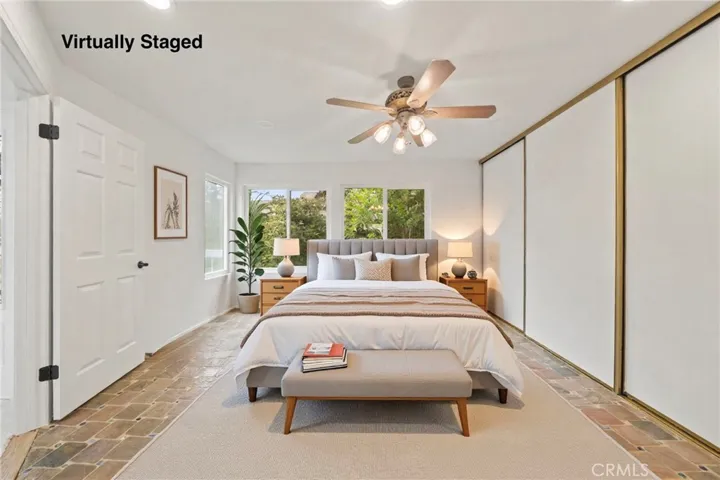 Upstairs bedroom Virtually Staged
