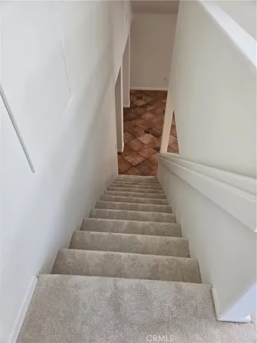 Stairs From Loft Down to Living Room