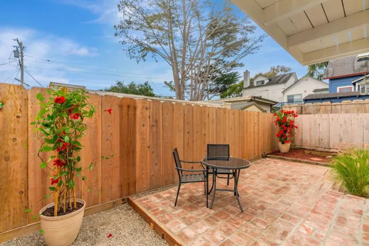 Brick patio