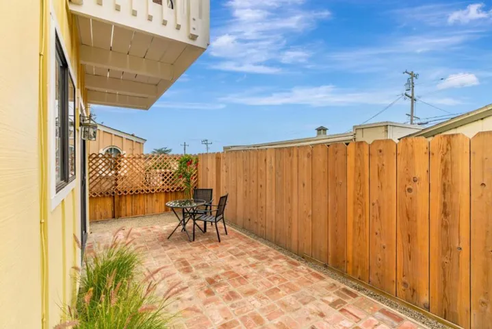 Brick patio