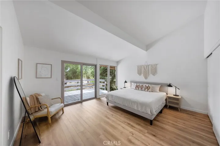 Primary bedroom overlooking the Meadow