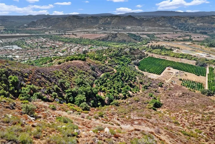 View from property at top of hill looking Northwest