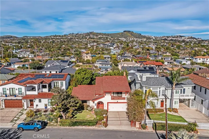 Front view from drone