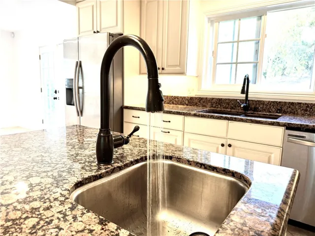 Center Island with secondary sink