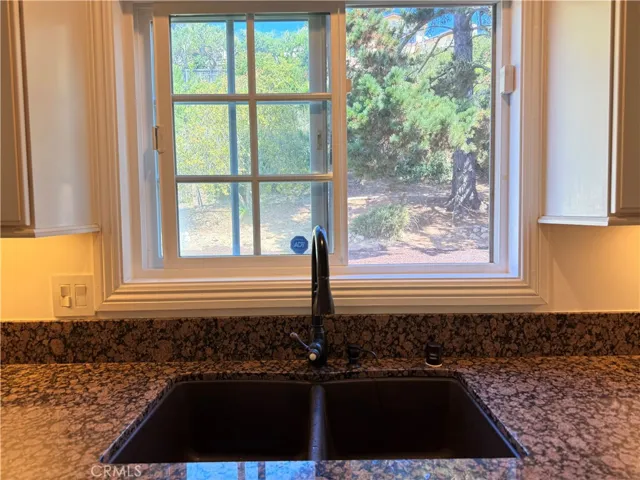 Beautiful view of yard from kitchen