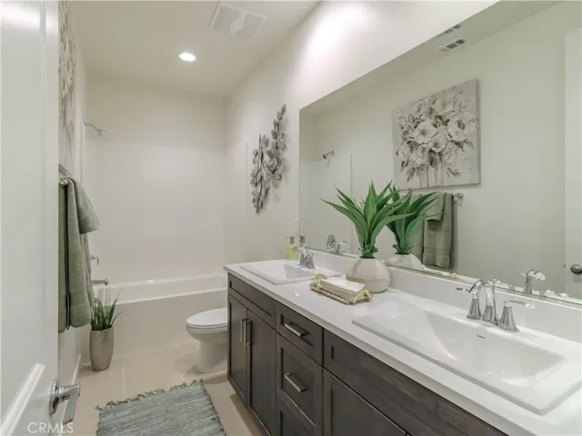 Hallway bathroom.