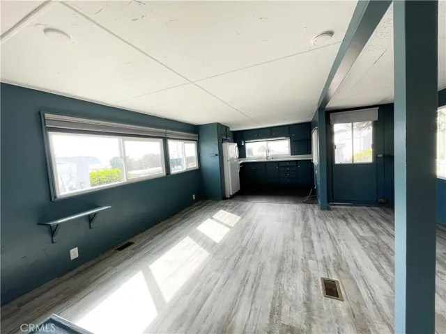 Living area from back of unit.