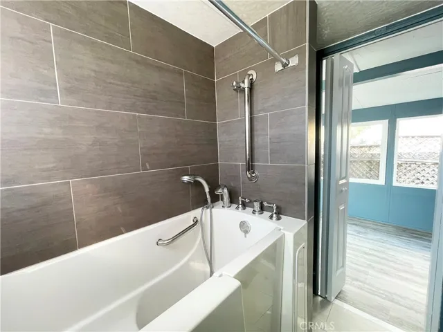 New, step-in tub