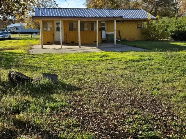 Rear view of home