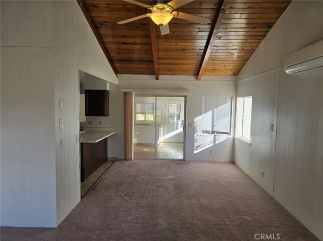 Dining area looking east