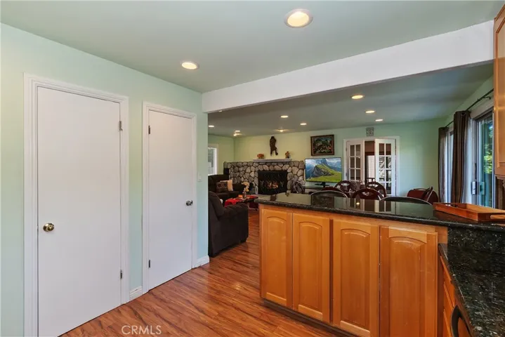 Dual Pantries
Fire in the fireplace is digitally added