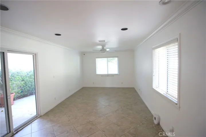 Bonus space beyond the breakfast nook area