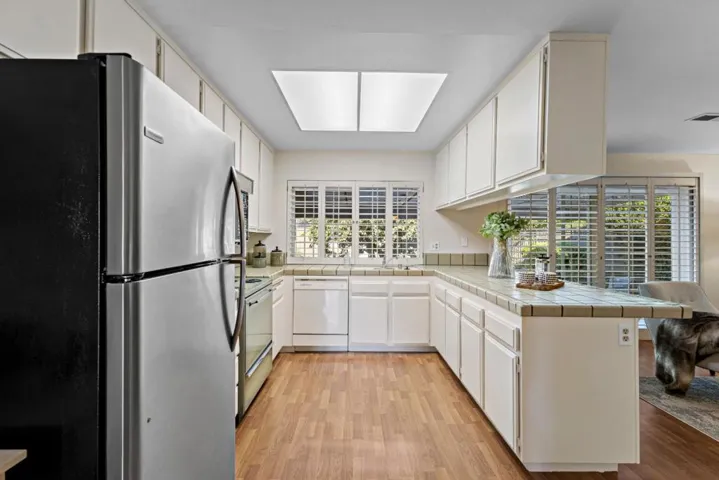 entering the kitchen
