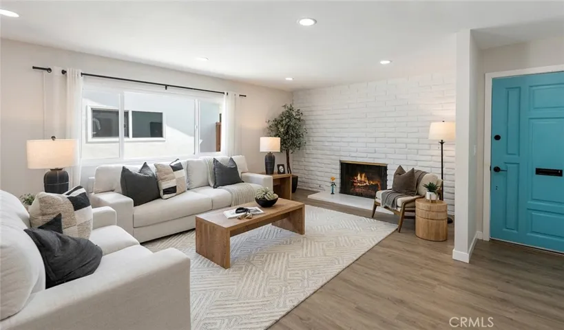 Enter into the open living room
