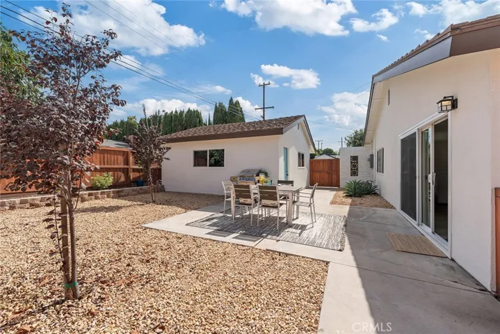A perfect patio off the dining area for al fresco dining. BBQ comes with the house
