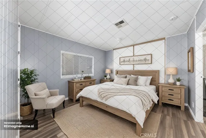 Master Bedroom-virtually enhanced with staging