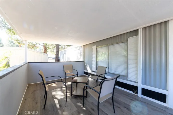 Spacious patio--new floors and paint