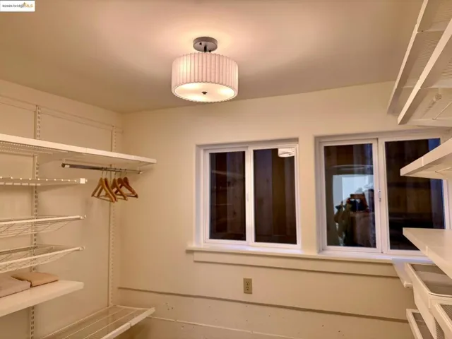 Walk-in closet area