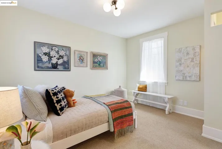 Upper bedroom, with study alcove, and play nook