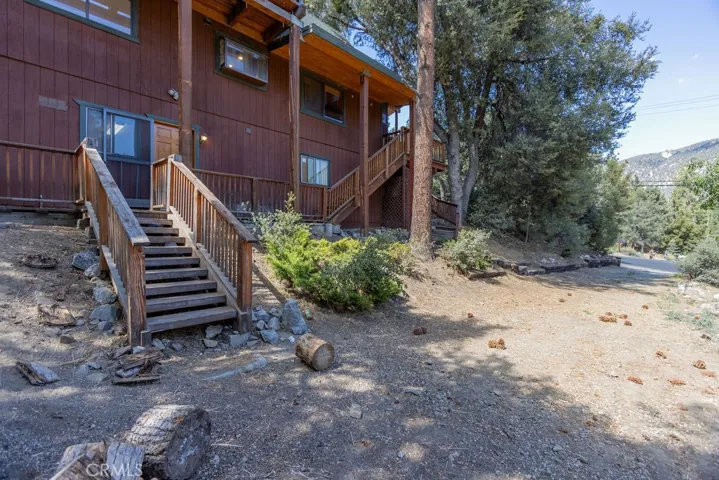 Downstairs entrance next to RV parking
