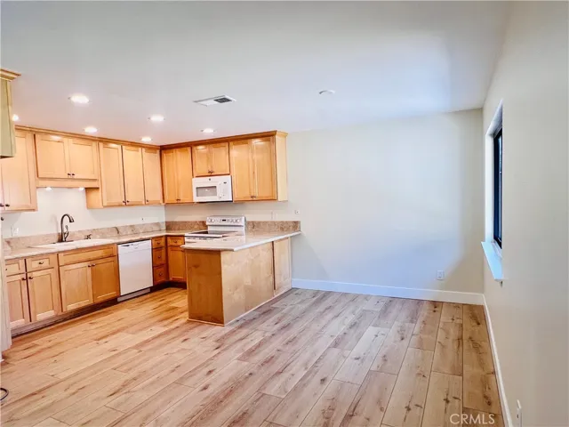 View of Kitchen and dining