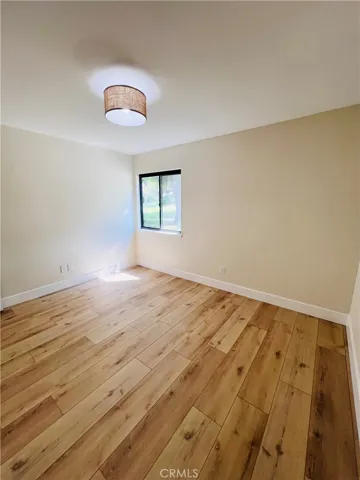 The interior is newly painted with the same neutral tone throughout