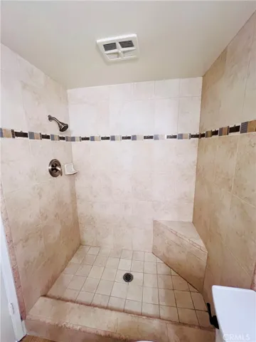 Spacious shower