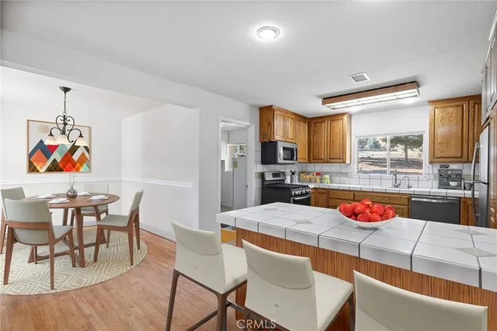 Digitally staged to show potential layout