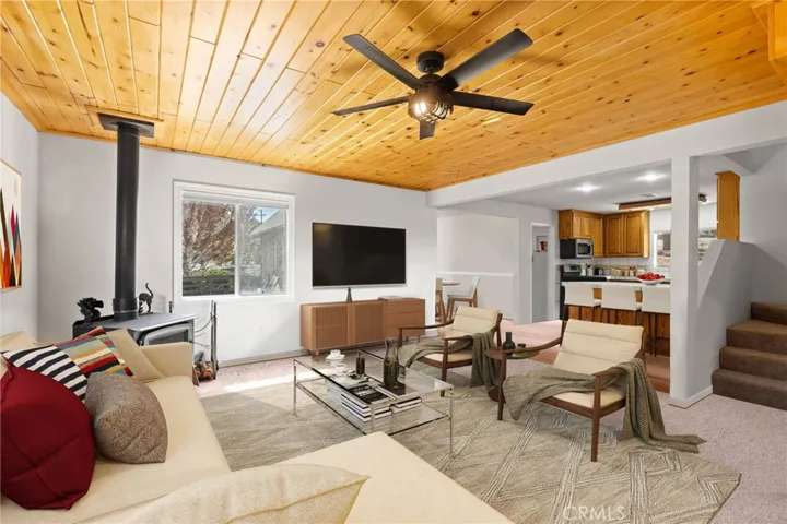 Digitally staged to show potential layout