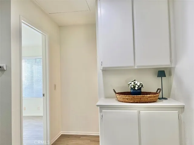 Hallway linen closet.