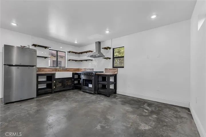 ADU Living space and Kitchen