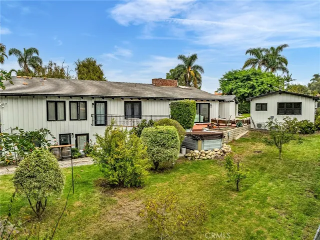 Backyard, with House and ADU visible