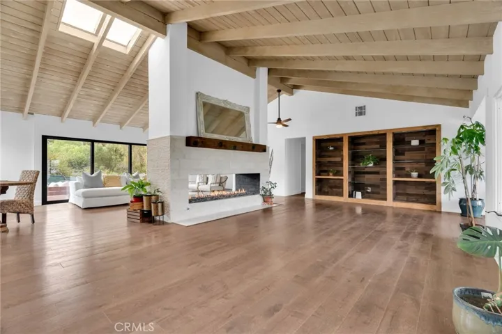 Open space: Living, Dining, and Family room