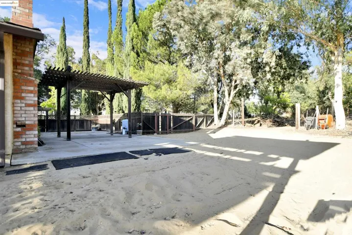 View of patio / terrace with a pergola