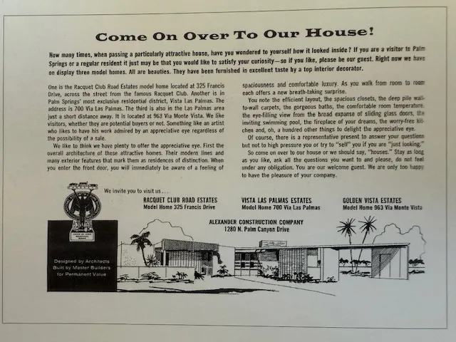 Nov. 1959 Alexander Construction Co. Ad
