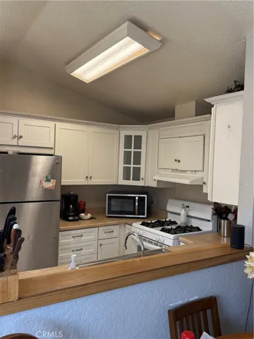 view into kitchen from living room