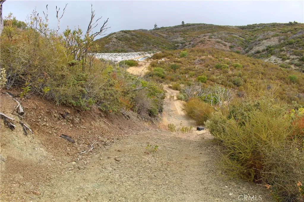 Road leading to top of property