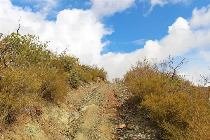 Road leading to top of property