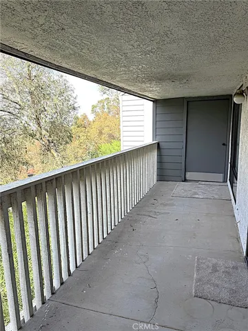 Rear patio offering plenty of room for a BBQ, chairs etc,.