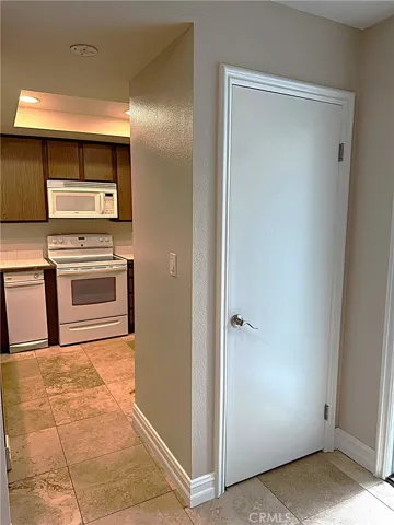 Additional storage closet to the left of the front door.