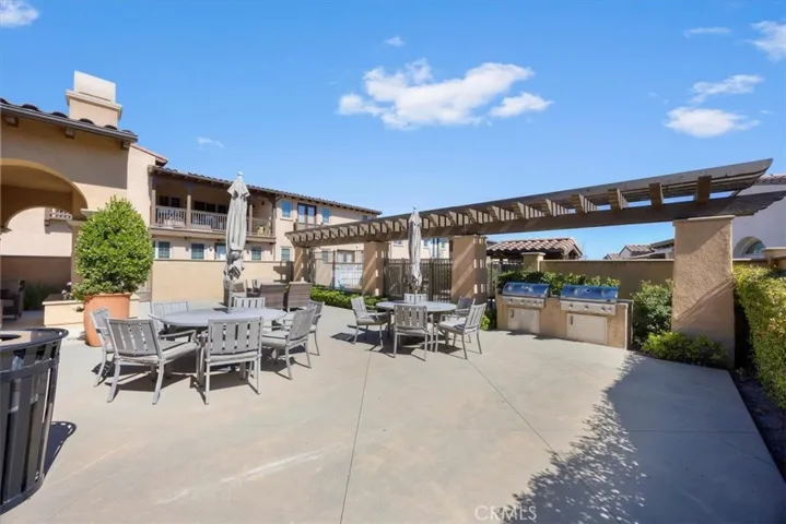 Community patio area complete with a BBQ