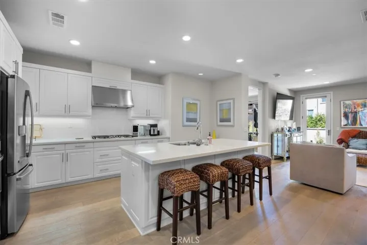 Remodeled kitchen with a large island for dining and hosting!