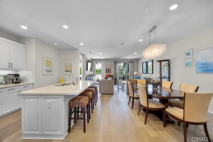 Spacious open concept