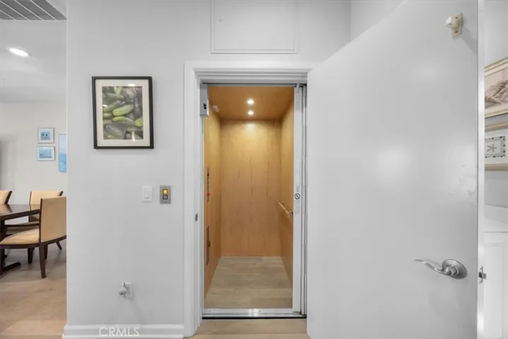 Private elevator!