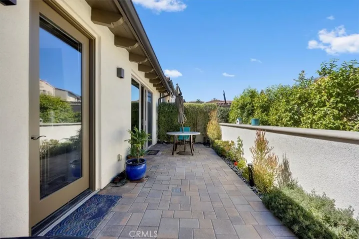 Beautiful patio off the main living area and primary suite